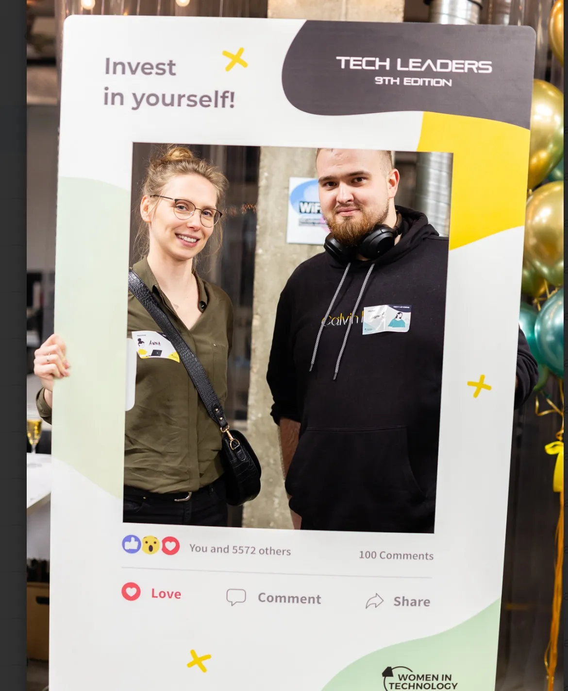 Kamil Kujawa na wydarzeniu Tech Leaders